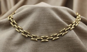 A very fine Link Necklace in 14ct Yellow Gold, Circa 1950