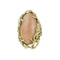 Coral and Gold Ring - image 1
