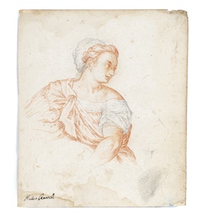 Matteo Roselli 17th.Century Chalk Drawing