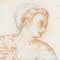 Matteo Roselli 17th.Century Chalk Drawing - image 2