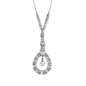 Early 20th Century Diamond Pendant
