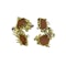 Pair Of Gubelin Gold and Gem set Earrings - image 1