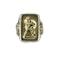 Heavy Gentleman's Sliver & Gold Ring - image 1