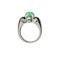 Emerald and Diamond Ring - image 2