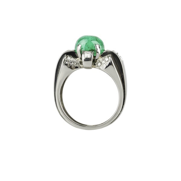 Emerald and Diamond Ring - image 2