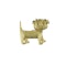 Gold Novelty Pussy Cat Brooch - image 1