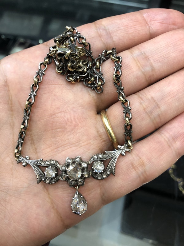 Victorian diamond necklace - image 3