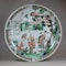 Large Chinese famille-verte dish, Kangxi (1662-1722) - image 1
