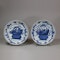 Pair of Chinese blue and white saucers, Kangxi (1662-1722) - image 1