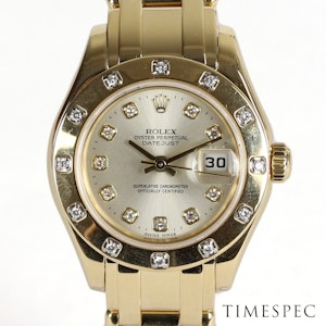 Rolex | Lady Pearl-Master | Model 80318 | 18K Yellow Gold | Circa 2000