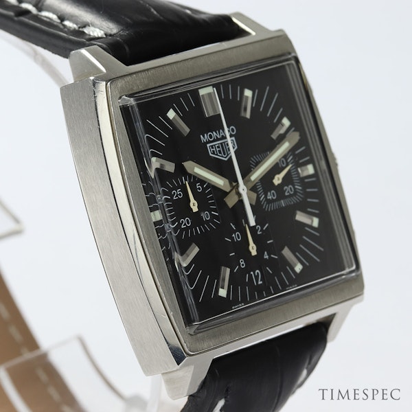 TAG Heuer Monaco Chronograph First Re-Edition Black Dial - image 2