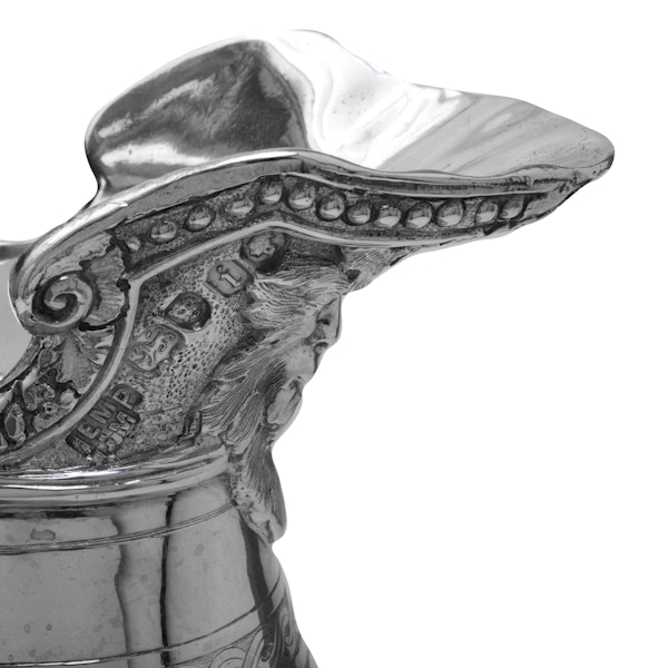 Stunning silver Bacchus wine jug. - image 4