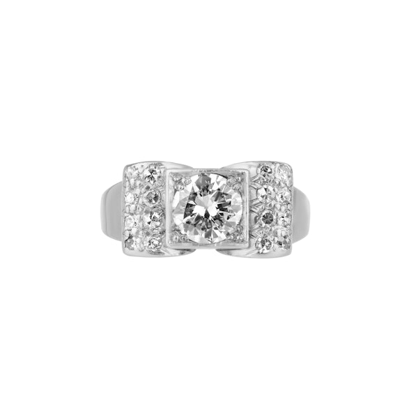 Art Deco diamond ring - image 1