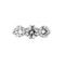Art Deco three stone diamond ring. Platinum set - image 1