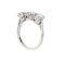 Art Deco three stone diamond ring. Platinum set - image 2