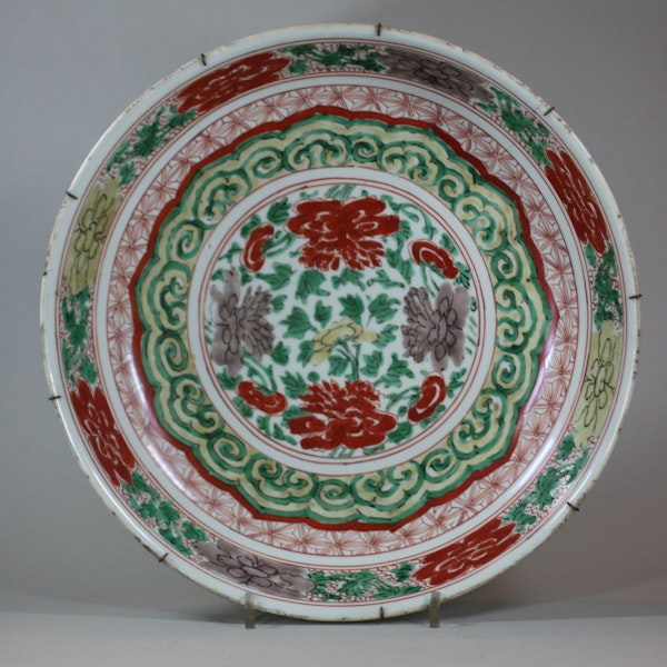 Chinese famille verte dish, early Kangxi (1662-1722) - image 1