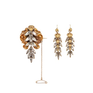 Victorian rock crystal gold suite - Charlotte Sayers