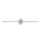 Edwardian diamond, sapphire and pearl bar brooch in 18 ct gold - image 1