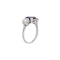 Sapphire diamond 3 stone ring - image 2
