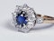 Antique sapphire and diamond engagement ring 4780   DBGEMS - image 4