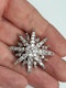 Antique diamond star brooch  DBGEMS - image 3