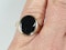 Onyx Signet Ring 3563  DBGEMS - image 2