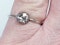 Georgian foiled rose cut diamond single stone ring  DBGEMS - image 4