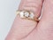 Three stone diamond ring  SKU 4432   DBGEMS - image 2