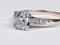 Art Deco Diamond and Gold Engagement Ring 3402  DBGEMS - image 3