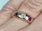 Antique gem set gypsy ring  DBGEMS - image 4