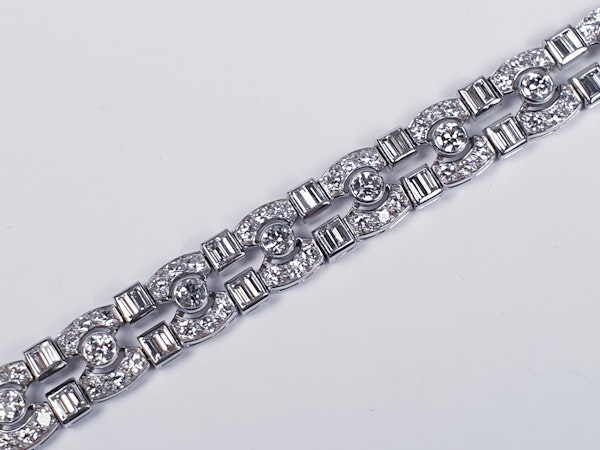 Art Deco diamond bracelet  DBGEMS - image 2