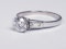 Art Deco Diamond Engagement Ring 3400  DBGEMS - image 2