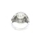 French Art Deco Diamond Ring - image 4
