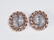 Antique amethyst and diamond stud earrings  DBGEMS - image 2