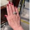 1970's, Bombé 18ct White Gold Diamond stone set Ring, SHAPIRO & Co since1979 - image 3