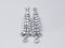Diamond and Baguette Diamond Drop Earrings  DBGEMS - image 2