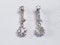 Pair of antique diamond drop earrings  DBGEMS - image 2