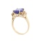 Tanzanite and diamond show stopping ring. Spectrum Antiques - image 2