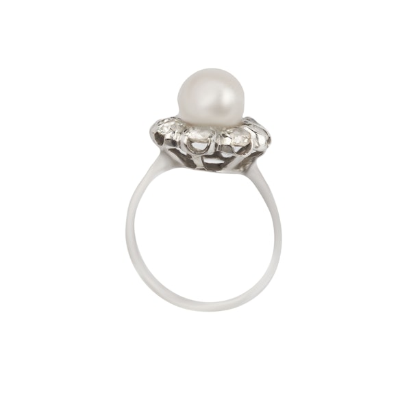 Diamond and pearl cocktail ring. Spectrum Antiques - image 2