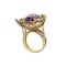 Amethyst and diamond cocktail ring. Spectrum - image 2