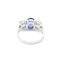 Natural Sapphire and Diamond 3 stone ring - image 3