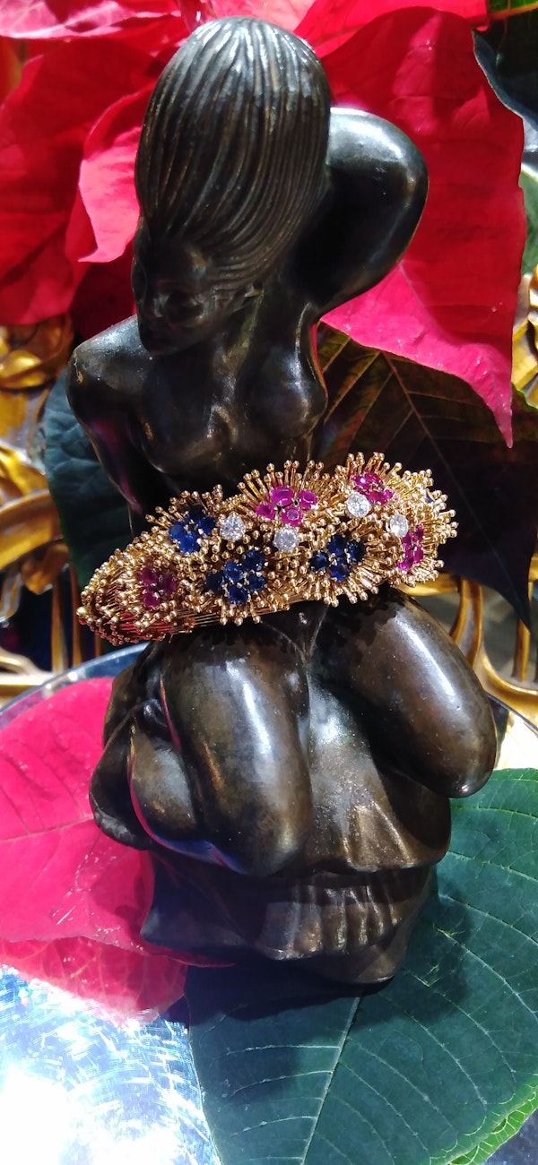 Fabulous Sea Urchin Bracelet C1970s - image 6