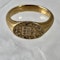 1720 armorial gold ring - image 2