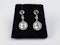 Antique moonstone and diamond drop earrings  DBGEMS - image 2