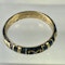 Memento Mori gold ring with black enamel - image 6