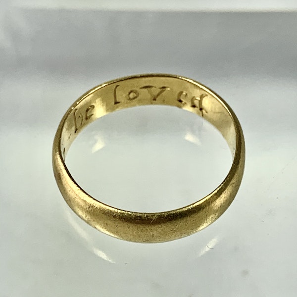 Seventeenth century POSY ring - image 3