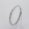 Art Deco Square collet-set Diamond Bracelet Est 12cts - image 3