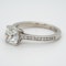 A Cushion Cut Solitaire Diamond Ring Offered by The Gilded Lly - image 3
