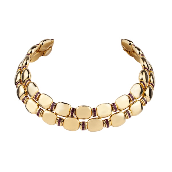 An 18ct Gold and Ruby Collar Offered by The Gilded Lily - image 1