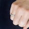 A Deco Diamond Platinum Eternity Ring - image 1
